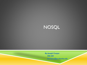 NoSQL-JosephCooper