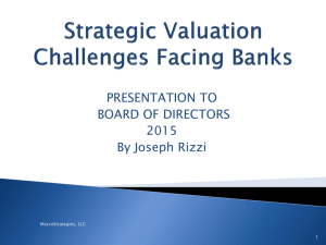 Joe Rizzi-Blank-Strategic Valuation Challenge Facing Banks 11