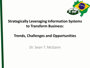 What trends are driving the strategic importance of IS?