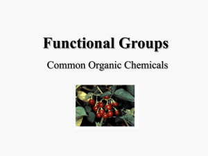 Functional groups