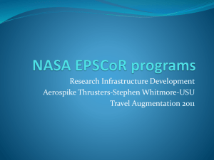 NASA EPSCoR programs - Utah Space Grant Consortium