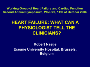 VO 2 max - Belgian Working Group Heart Failure and Cardiac