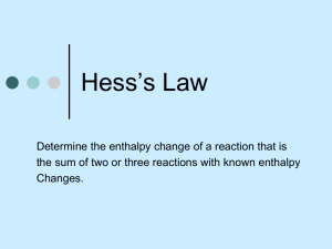 Hess' Law