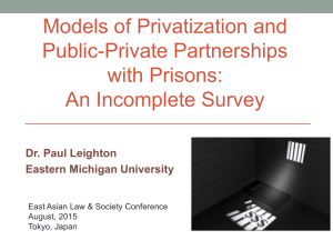 Private prison presentation