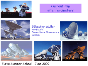Current millimeter interferometers