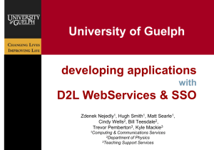 Developing applications with D2L Web Services