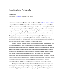 Visualizing Social Photography