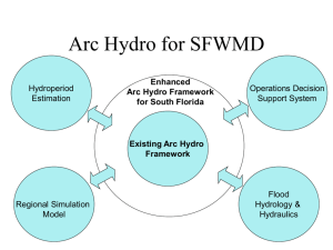 Arc Hydro for the South Florida Water Management District, 5 Jan