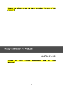 EeBGuide Background Report for Products