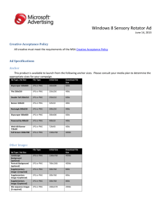 Windows 8 Sensory Rotator Ad