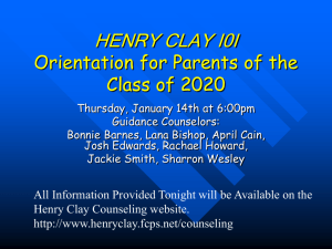 Power Point - Henry Clay High School