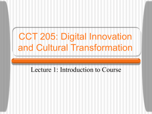 lecture1 - cct205w07
