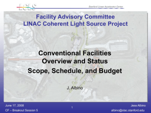 Conventional Facilities Overview