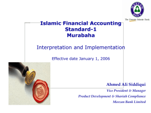 Session 2-IFAS 1 -Murabaha By Ahmed Ali