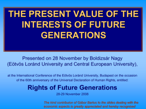 Rights of Future Generations