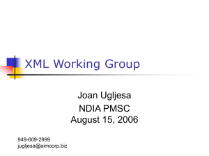 XML Working Group