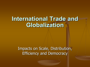 L9 International trade and globalization