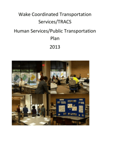 Human Services/Public Transportation Plan