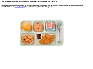 Jan 11-15 School Lunch article of the week