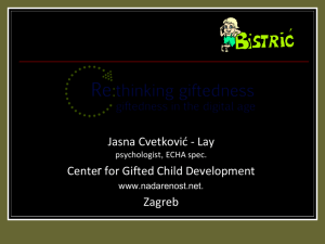 - Giftedness in the digital age slides