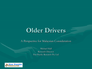 Older Drivers - Pan Pacific Research