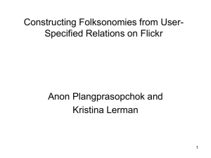 Constructing folsonomies from User