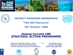 Guinea Current LME Strategic Action Programme