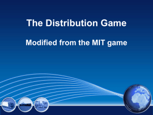 The Distribution Game - Transportation Careers