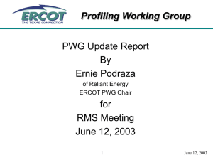 PWG Report - ERCOT.com