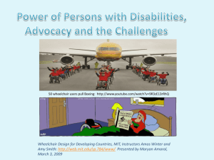 Disability Advocacy