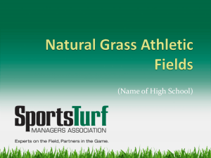 Natural Grass Athletic Fields