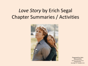 Love Story by Erich Segal Chapter Abstracts