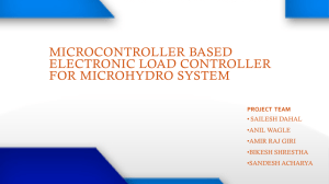 Microcontroller based Electronics Load Controller for micro