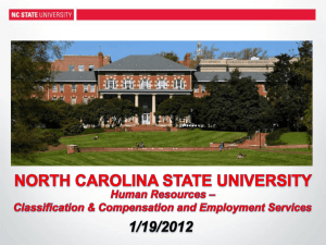 Which module do I use? - North Carolina State University