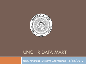 UNC HR Data Mart