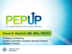 PEP uP - Critical Care Nutrition