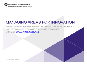 managing areas for innovationpres