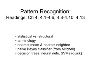 Pattern Recognition - Computer Science & Engineering