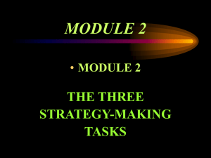 example : strategic objectives