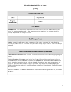 Administrative Assessment Template