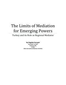 The Limits of Mediation for Emerging Powers