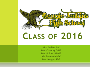 Class of 2016 - George Jenkins High School