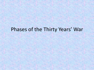 Phases of the Thirty Years' War