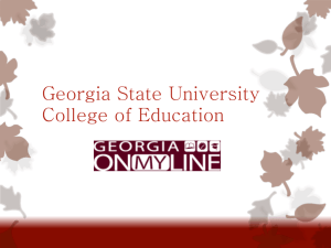 College of Education - Georgia State University
