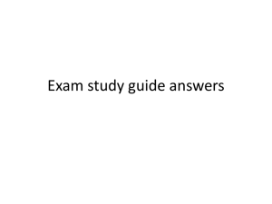 final study guide