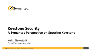 Keystone Security is Critical