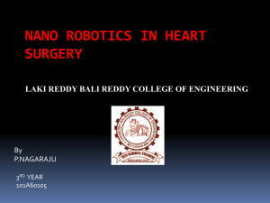nano robotics in heart surgery