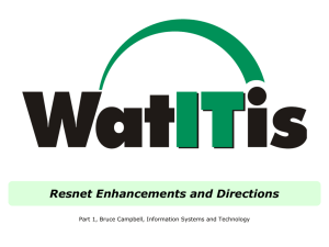 Resnet Enhancements and Directions