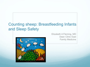 A discussion of SIDS, bed-sharing, counting sheep, and baby sleep