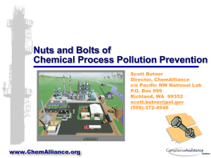 Nuts and Bolts of Chemical Process Pollution